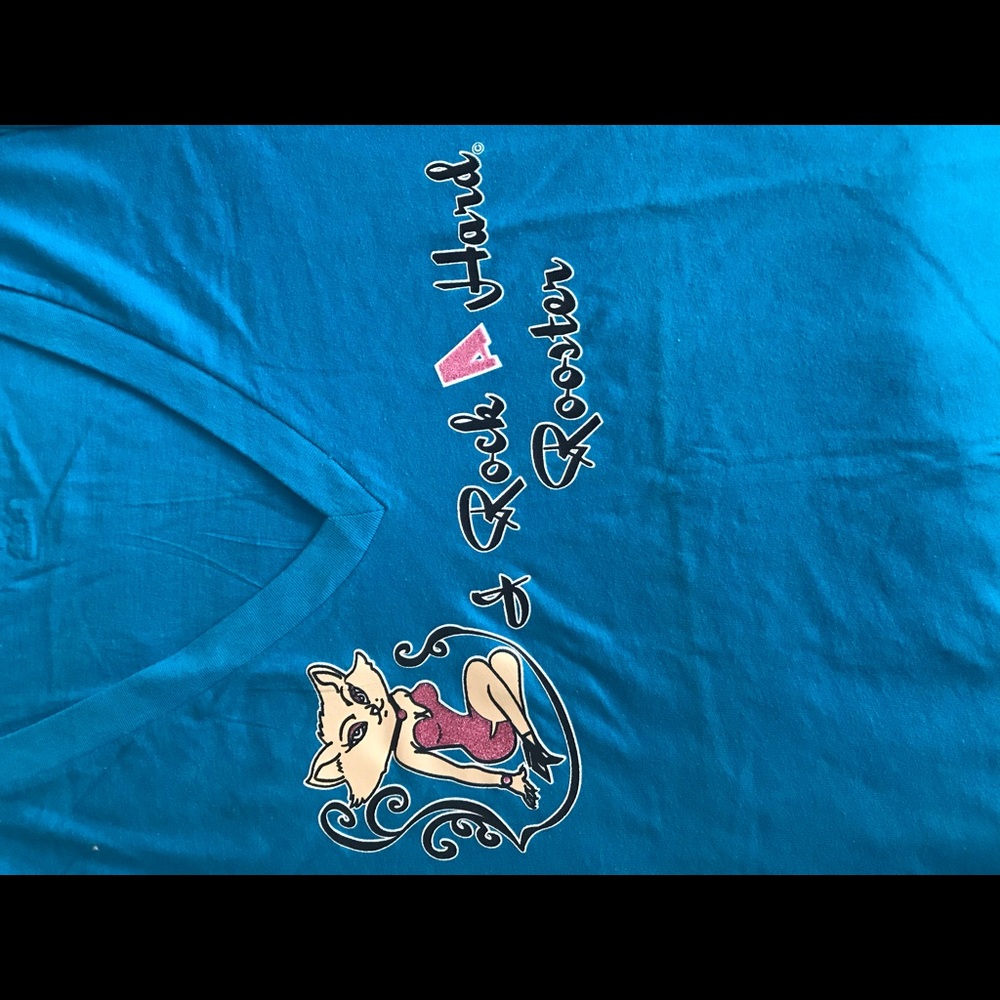 NEW!!! T-shirt Brand. “ I Rock A Hard Rooster”. Statement T-shirts 😜